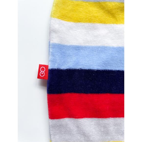 Baby Boy's Magnetic Me Multicolor Striped Velour Sleeper Size 6-9 Months - Picture 3 of 4